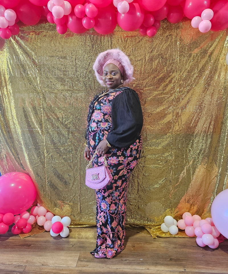 Introducing our long stylish open - front dress - Blessed_PTA_Collections