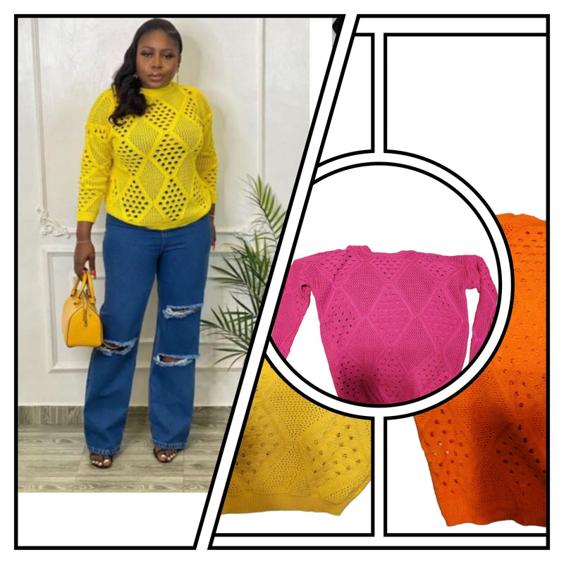 Sweater top in free sizes - Blessed_PTA_Collections