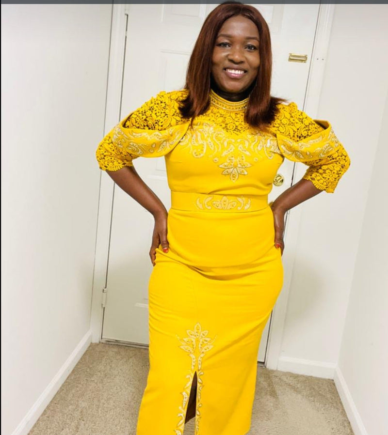 Cute yellow dress - Blessed_PTA_Collections