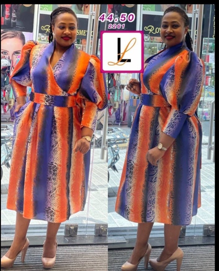 Wrap, Midi Dress - Blessed_PTA_Collections