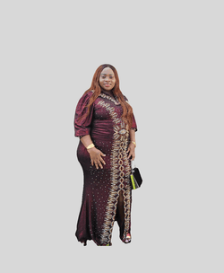 Classy Wine Dress for Women - Casual Style - Womenswear - Blessed_PTA_Collections