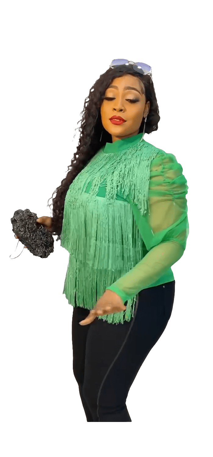 Long sleeve green top - Blessed_PTA_Collections
