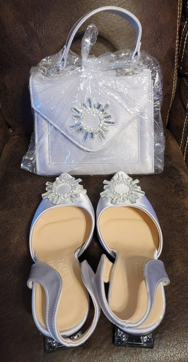 Silver shoe and bag Restored - Blessed_PTA_Collections