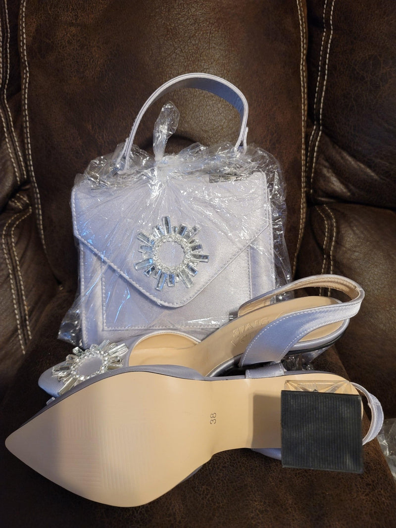 Silver shoe and bag Restored - Blessed_PTA_Collections