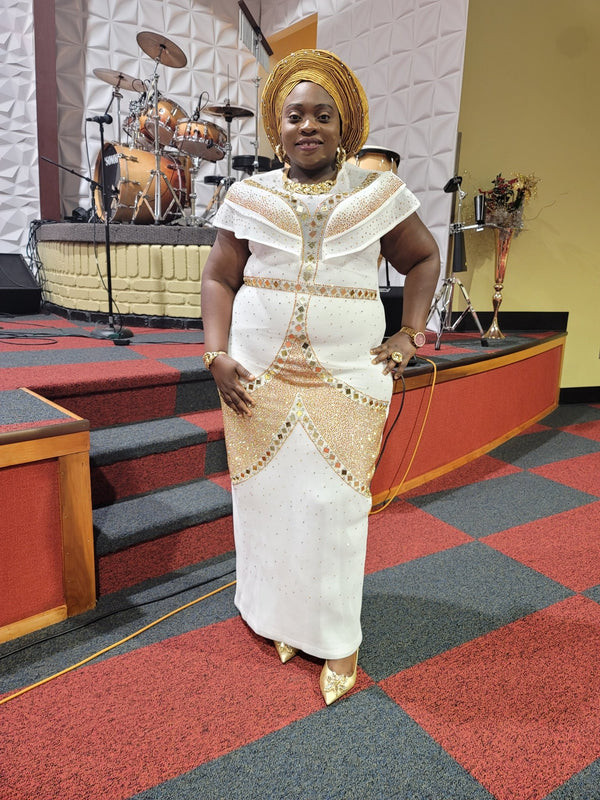 Luxury detailed dress - Blessed_PTA_Collections