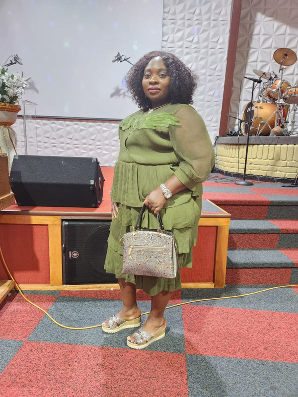 Slip - on sandals&Matching bag - Blessed_PTA_Collections