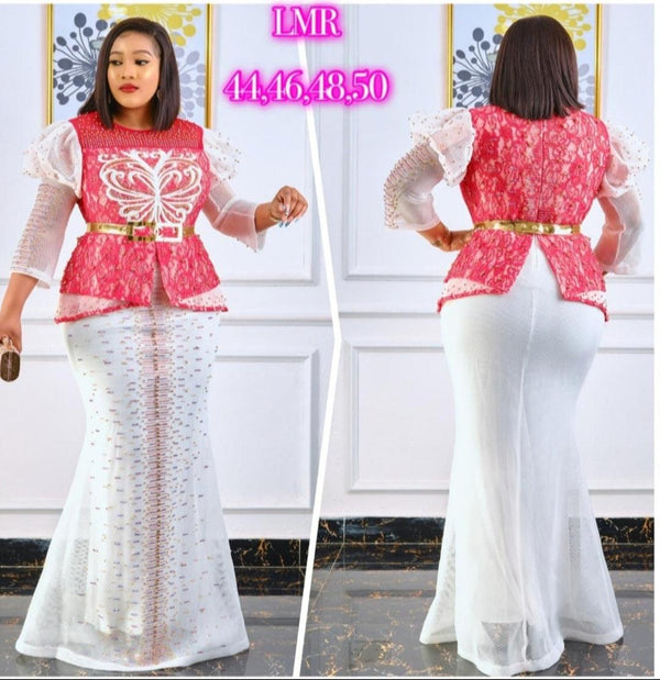Royalty dress in white - Blessed_PTA_Collections
