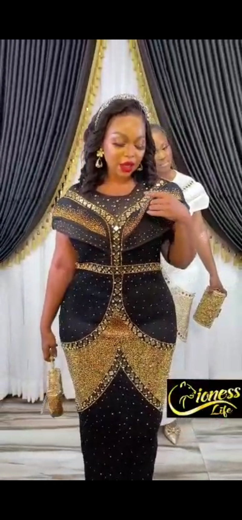 Luxury detailed dress - Blessed_PTA_Collections